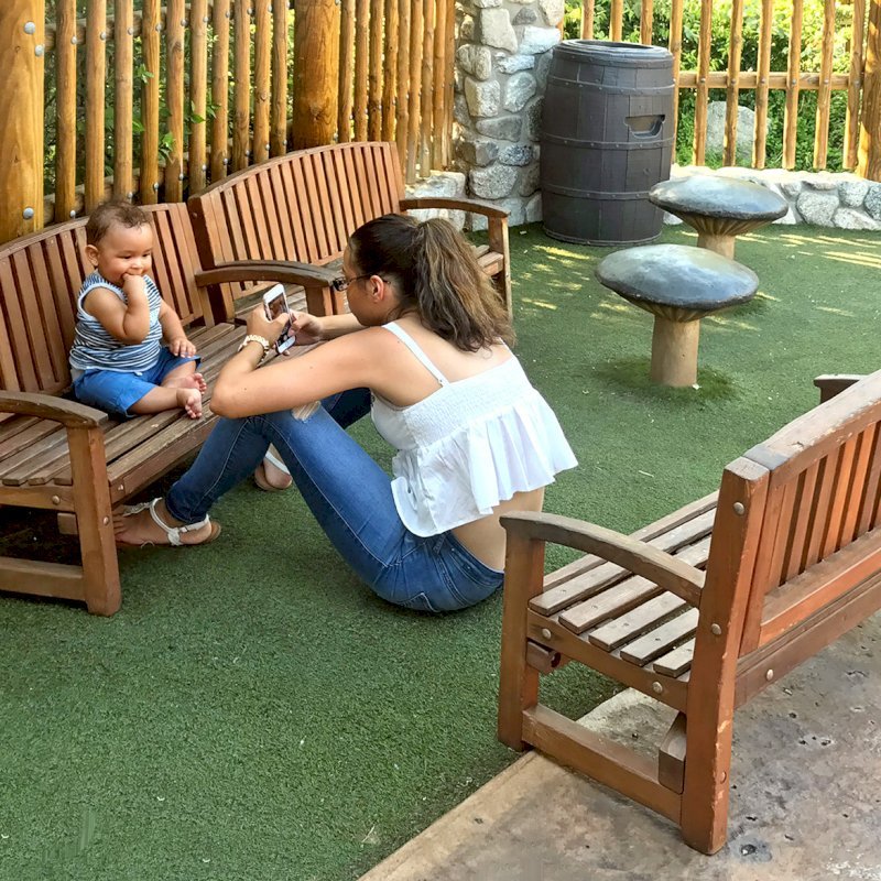 Outdoor Kids Wood Bench, Outdoor Wood Bench for Toddlers